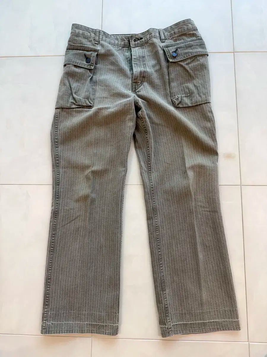 ブラックアウト B 44 ミリタリー HBT モンキーパンツ L