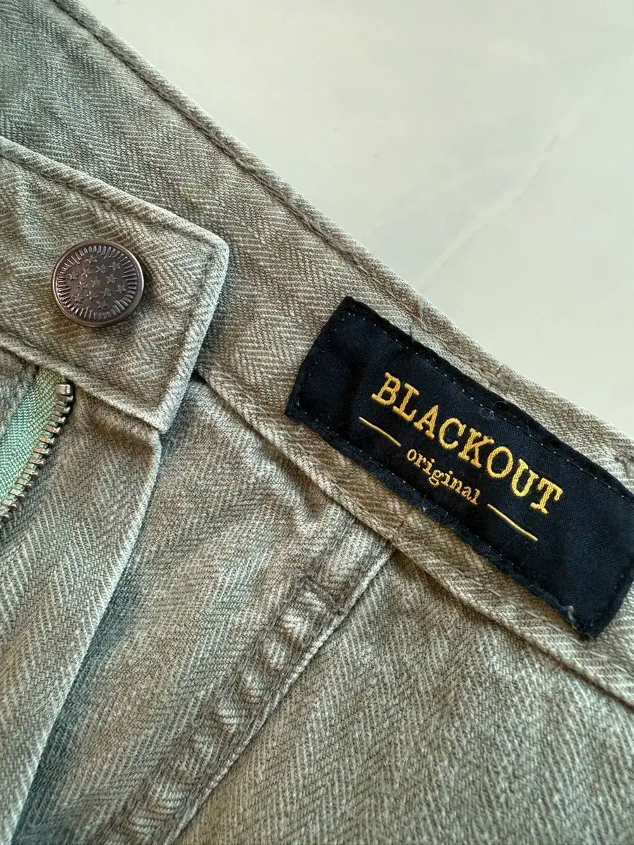  ブラックアウト B 44 ミリタリー HBT モンキーパンツ L チノパン パンツ