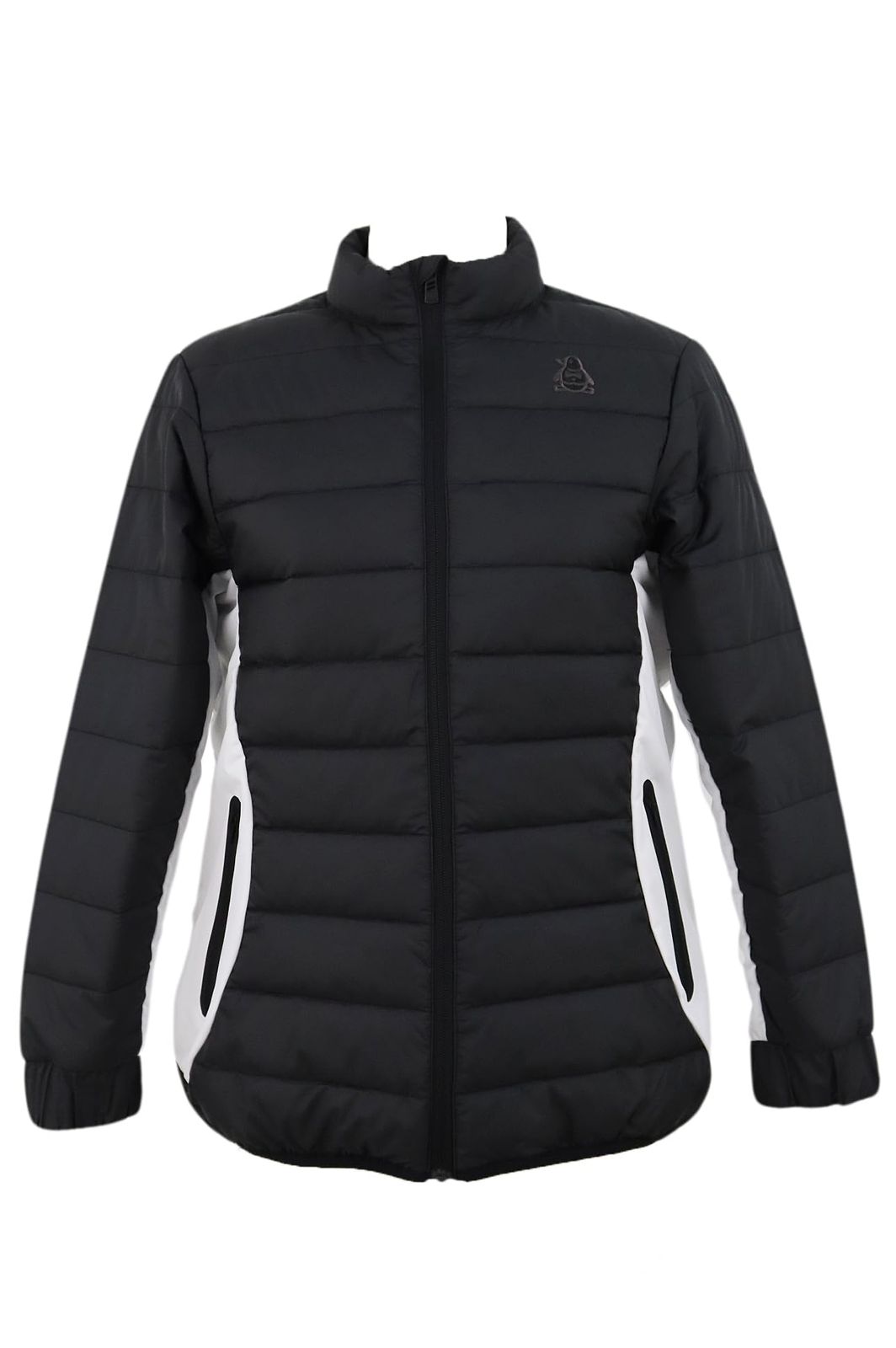 マンシングウェア フルジップブルゾン ENVOY HIROCKコラボ ヒートナビ 蓄熱保温 はっ水 小雨対応ゴルフ MEWWJK03P レディース BK00 ブラック M