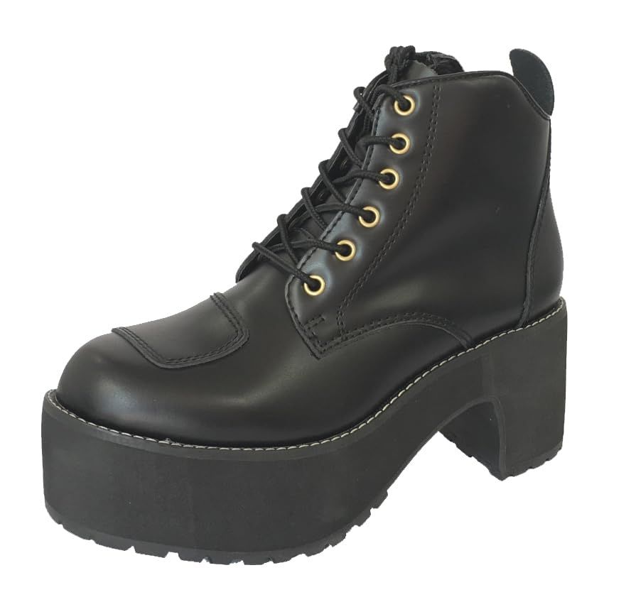 ワイルドウィング バイクブーツ スワロー超厚底OD50 黒 23.5㎝ ブラック