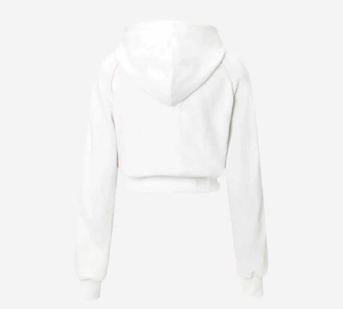 スリータイムズ スリタ threetimes クロップドフーディー ジップアップ 白 M WWW_SMP1DAWEKUDUS_SCH_ID