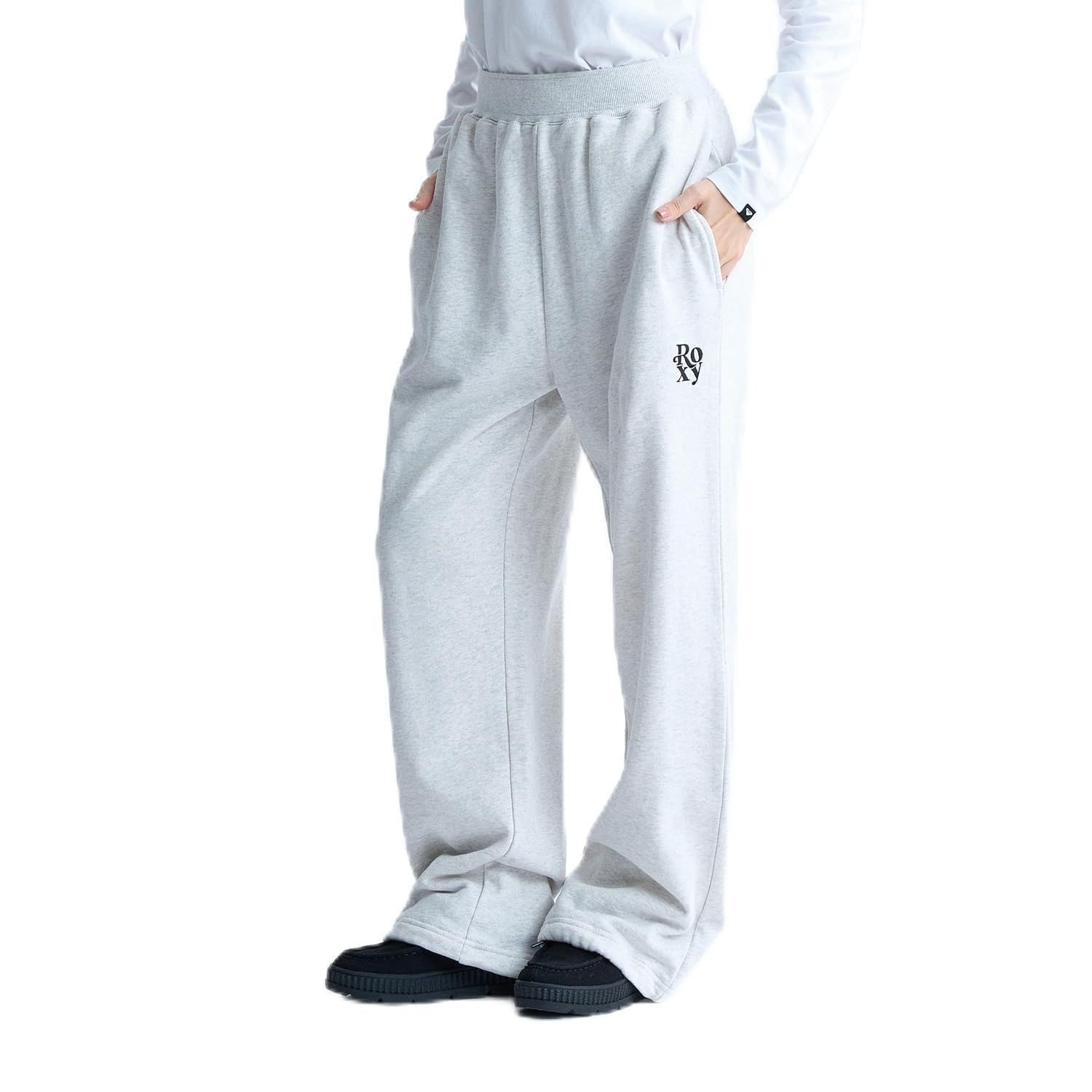 ロキシー トレンドワイドシルエット 裏毛スウェットパンツ