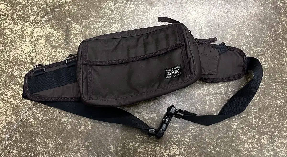 Porter ポーター ダークブラウン ウェストバッグ