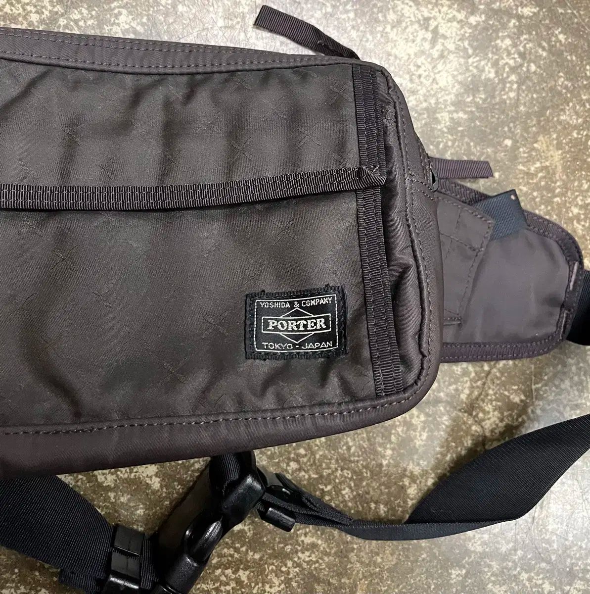 Porter ポーター ダークブラウン ウェストバッグ