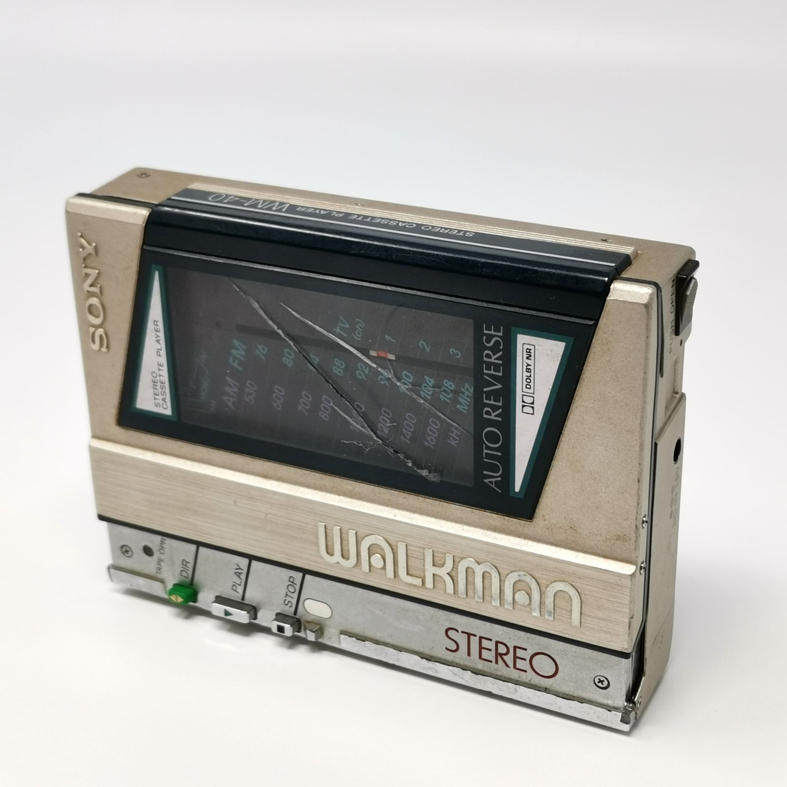 SONY WM-40 Walkman カセットプレーヤー ジャンク ソニー WALKMAN WM40 カセットプレーヤー ラジオチューナーパック CTP