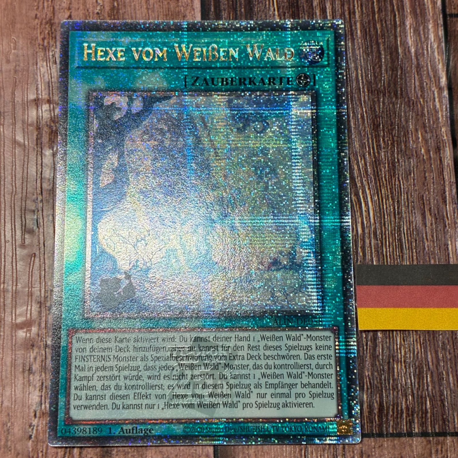 遊戯王 ドイツ版 EU版 白き森の魔女 25thシク