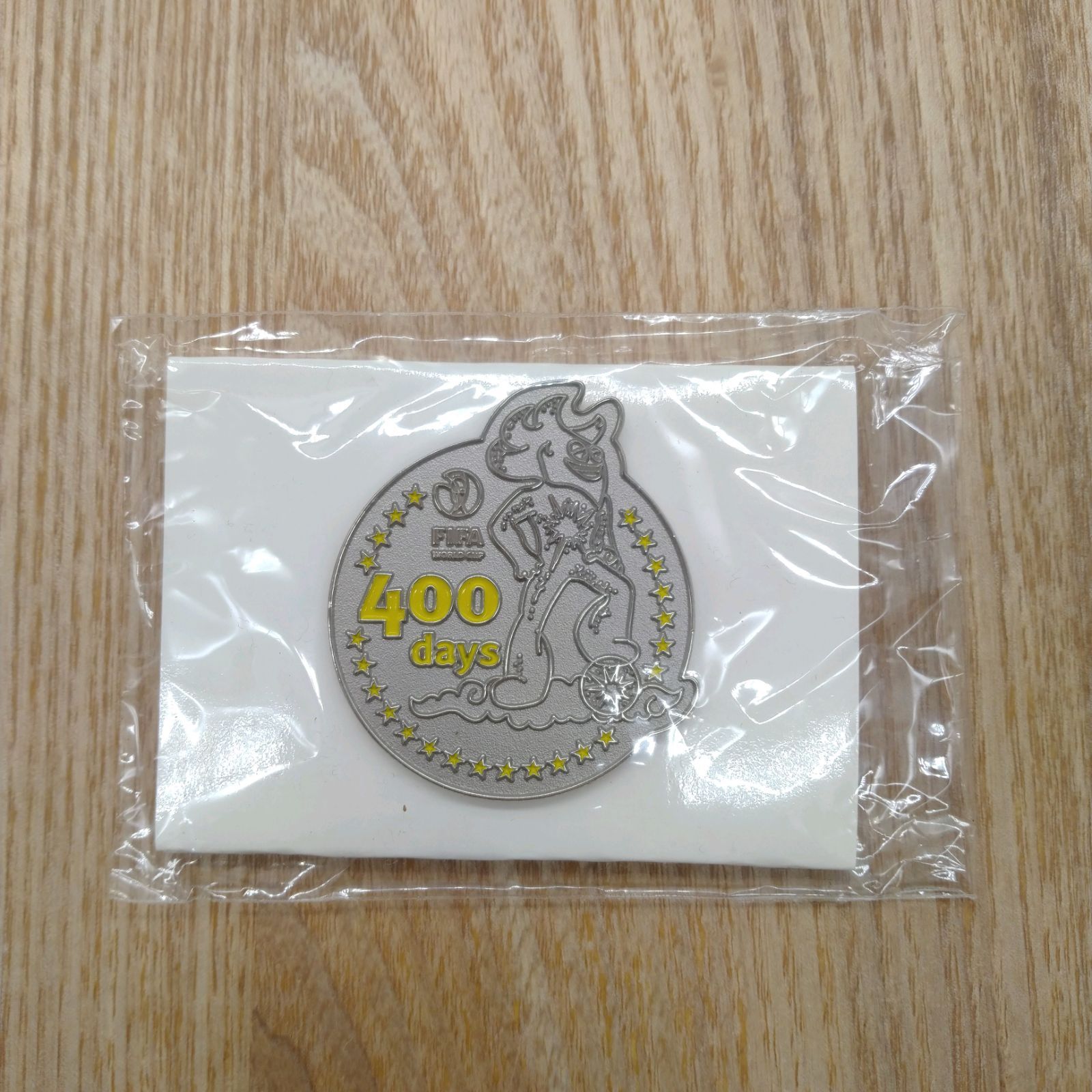 未使用】2002年 日韓ワールドカップ カウントダウンピンズ ピンバッジ