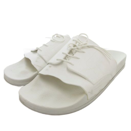 【中古】メゾンマルジェラ 22 Maison Margiela 22 スライドサンダル シューズ レースアップ 43 白 ホワイト メゾンマルジェラ 22 Maison Margiela 22 スライドサンダル シューズ