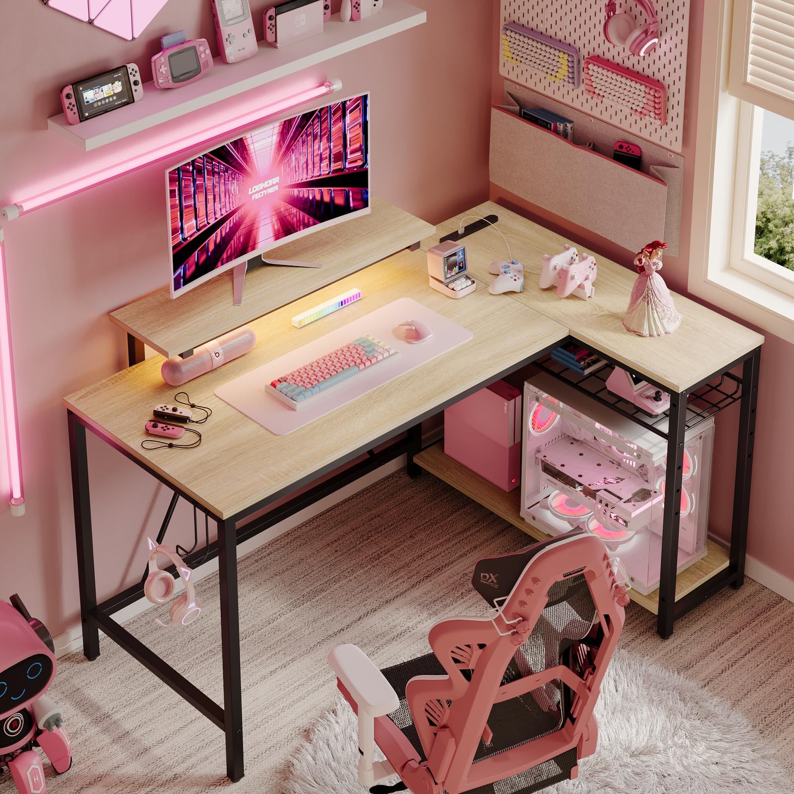 コンセント-LEDライト付き