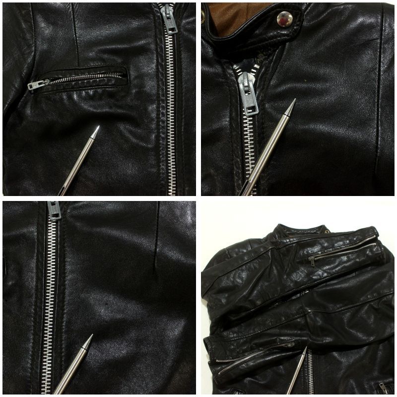 シングルライダースジャケット レディース