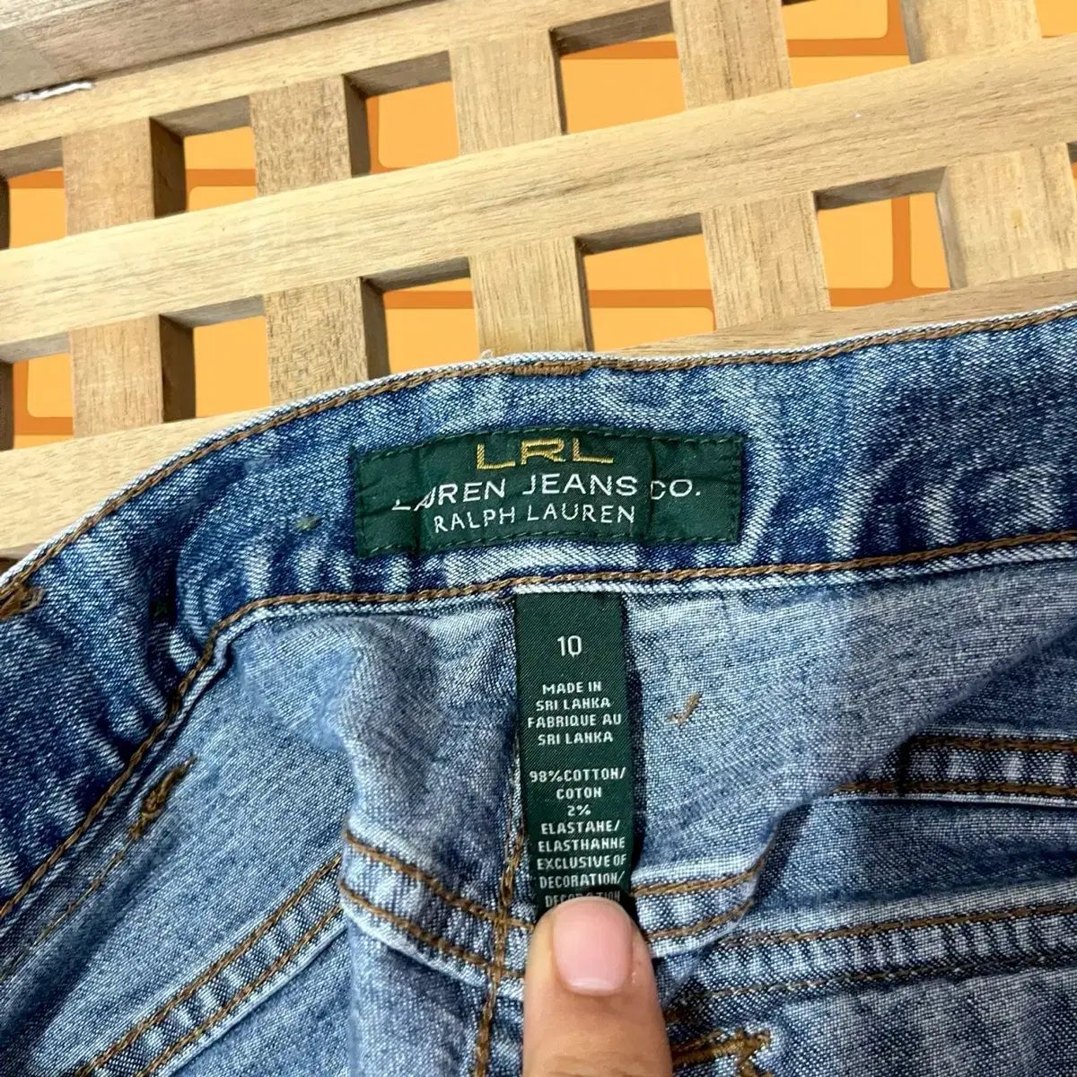 ローレン バイ ラルフローレン Classic ブーツカット デニム パンツ 34 DECORATOM_COM_BR