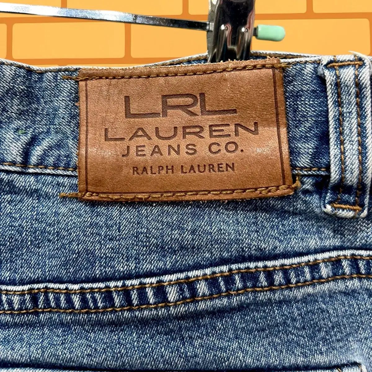 ローレン バイ ラルフローレン Classic ブーツカット デニム パンツ 34