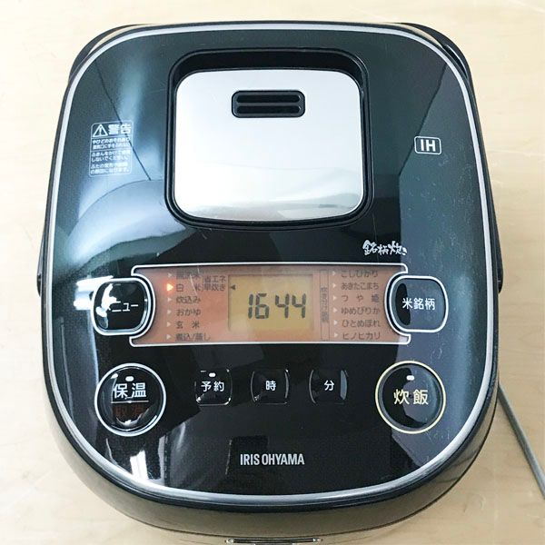 IRIS アイリスオーヤマ RC-IE 10-B 炊飯器 10合 一升 IH 31銘柄炊き 厚火釜 ブラック 2019年製 114548