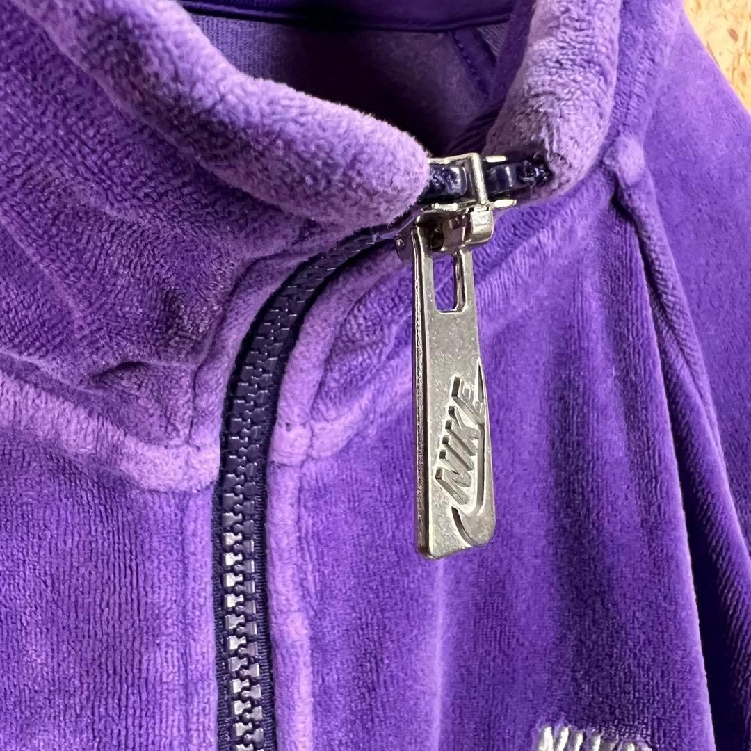 ノーカラー　パープル ベロア M相当　ディオール　ジャケット　紫　ヴィンテージ ノーカラー パープル ベロア M相当 ディオール ジャケット 紫 ヴィンテージ