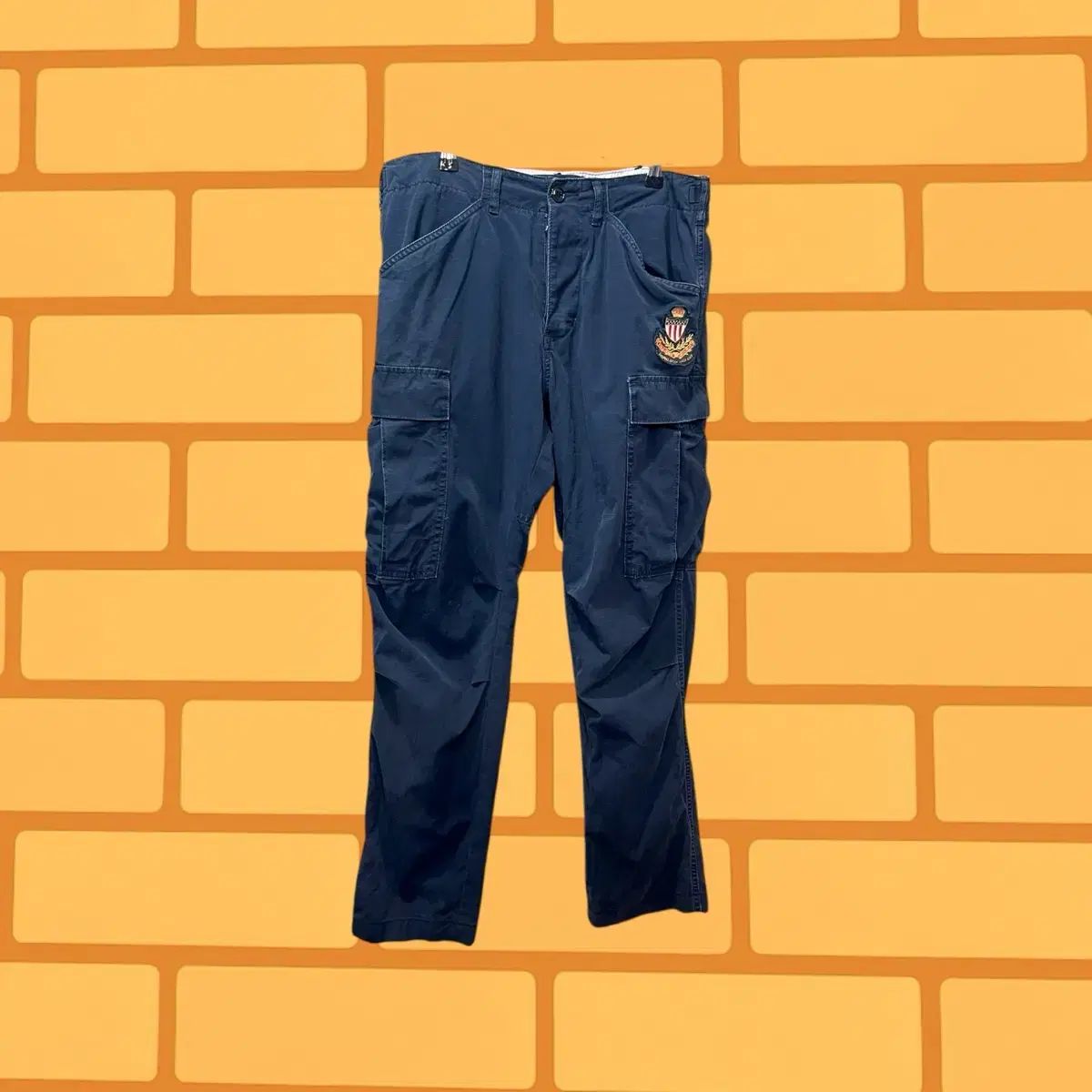 00 s ポロ ジーンズ カンパニー ボタン フライ カーゴ パンツ 33