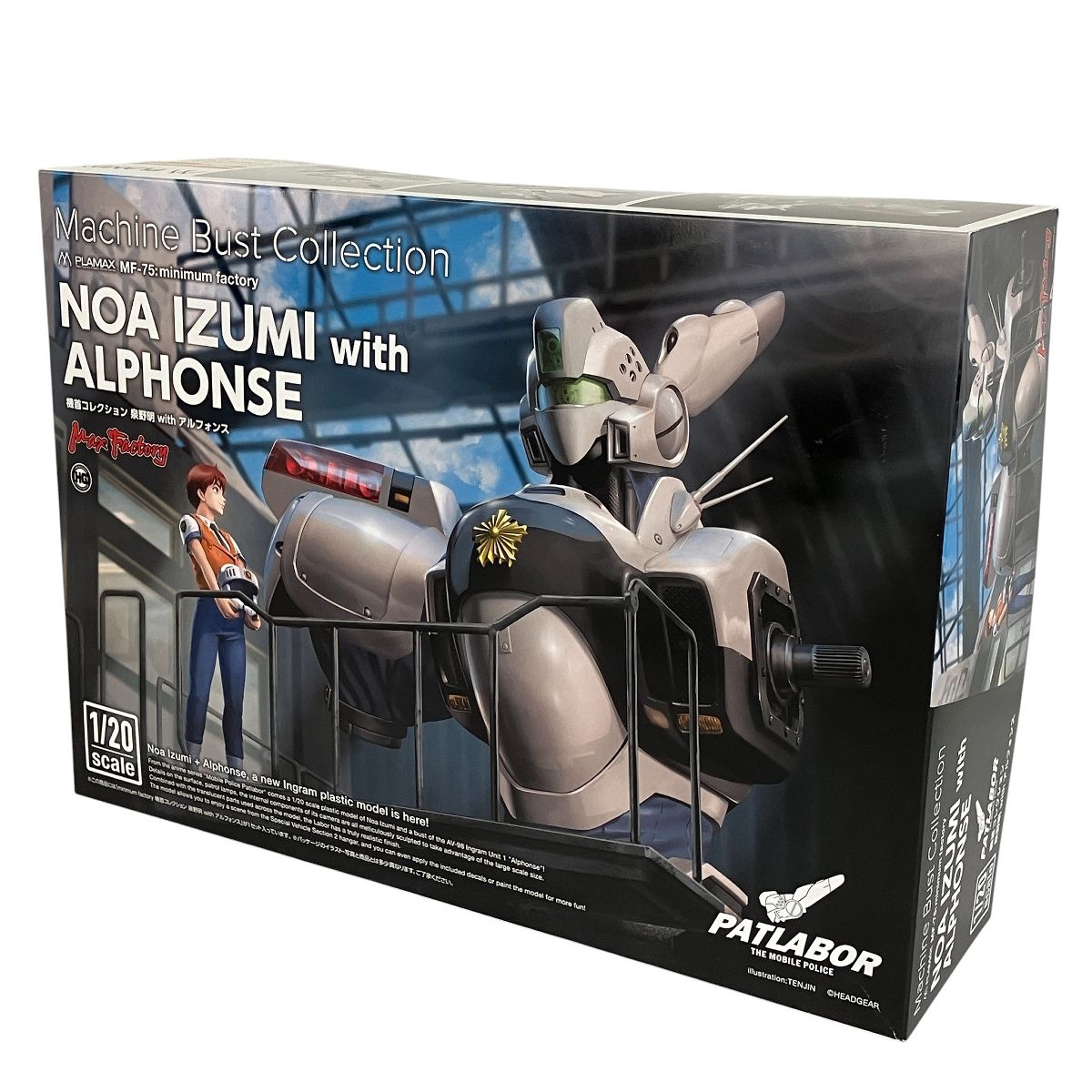 マックスファクトリー PLAMAX MF-75 minimum factory 機首コレクション 泉野明 with アルフォンス 1|20 プラモデル 未開封 ♥ Y10519503