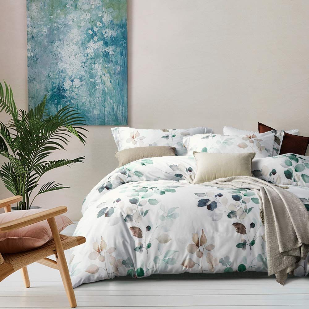 MILDLY 布団カバーセット 4点セット エジプト超長綿 ベッドカバー シングル 掛布団カバー ボックスシーツ 枕カバー 2 肌ざわりが良い 通気 毎日の快眠 シングル Able