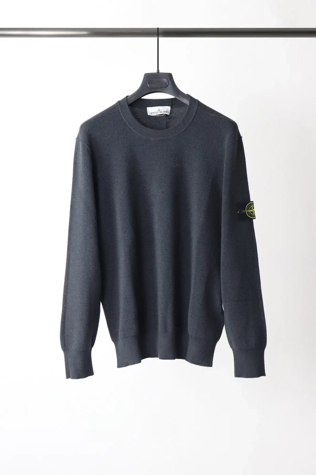 STONE ISLAND ストーンアイランド 25 オーガニック ニット チャコール L 販売