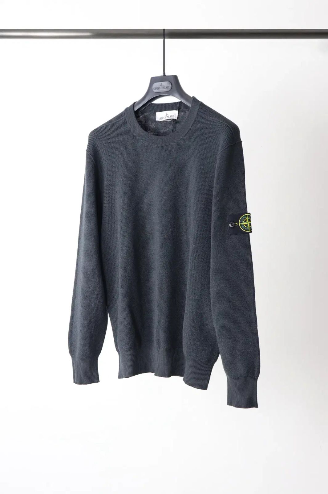 STONE ISLAND ストーンアイランド 25 オーガニック ニット チャコール L 販売