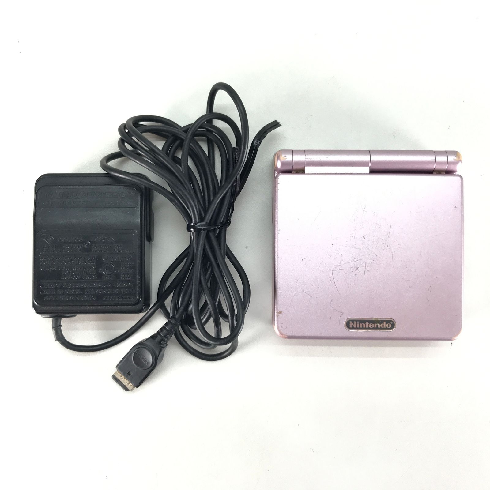 ●任天堂 ゲーム機本体 ゲームボーイアドバンスSP パールピンク 箱なし