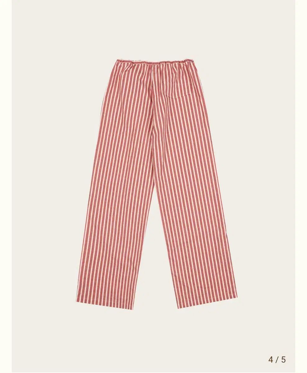 リボン 빛 베리 ストライプ パンツ Berry Striped Pants