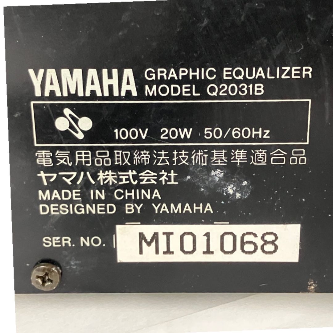YAMAHA Q2031B グラフィックイコライザー ジャンクY10537932