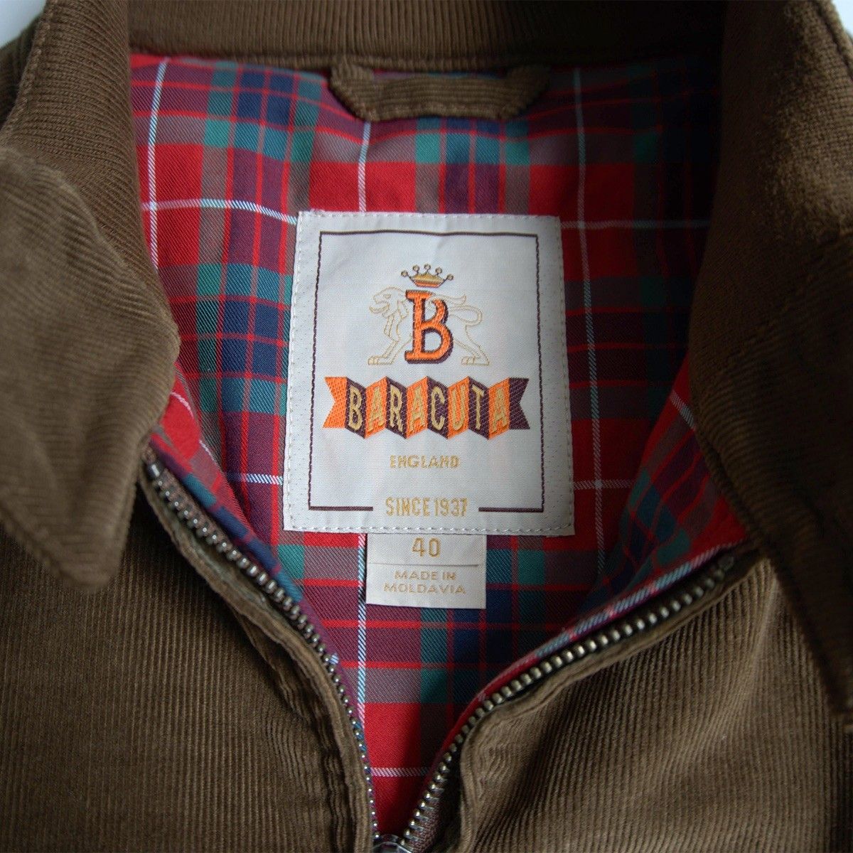 美品】 BARACUTA 【G9 中綿 コーデュロイ スウィングトップ ハリントン