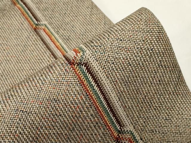 平和屋着物○全通柄袋帯 組織 間道 金糸 正絹 逸品 未使用 CAAZ6423dy