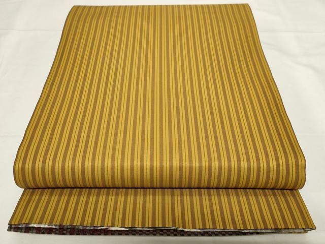 平和屋着物○両面 全通柄袋帯 紬地 花織 横段飛鳥文 正絹 逸品