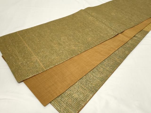 平和屋着物○六通柄袋帯 霞文 金糸 正絹 逸品 CAAZ6444dy - メルカリ