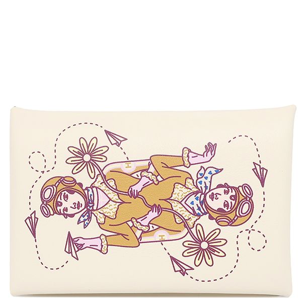 エルメス HERMES カードケース カルヴィ アヴィアトリス ヴォー