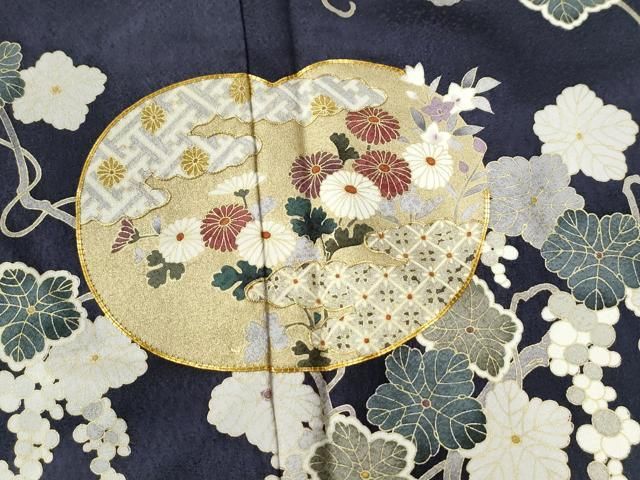 駒刺繍 絞り