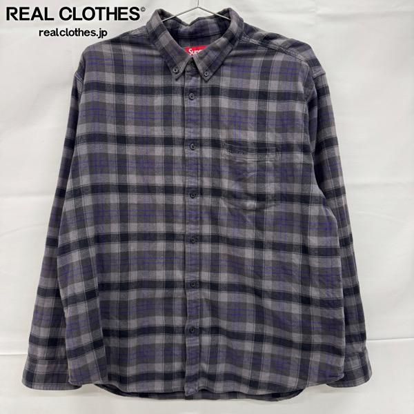 Supreme|シュプリーム 24SS Plaid Flannel Shirt|プレイド フランネル チェックシャツ|長袖|L