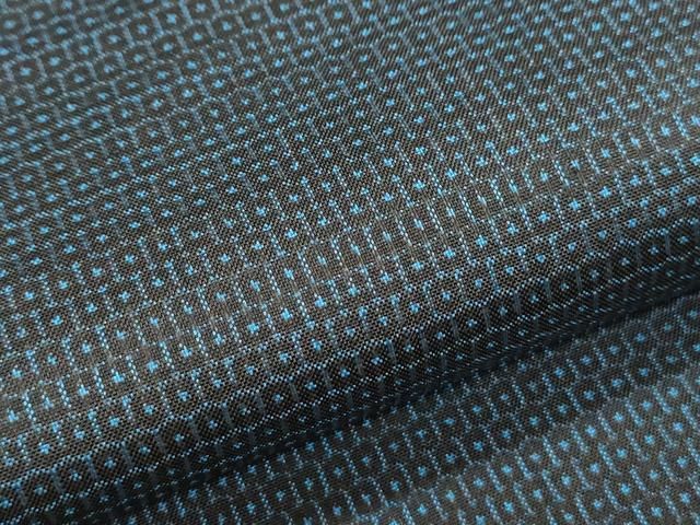 平和屋着物○男性 本場大島紬 アンサンブル 100亀甲 総詰め 正絹 逸品