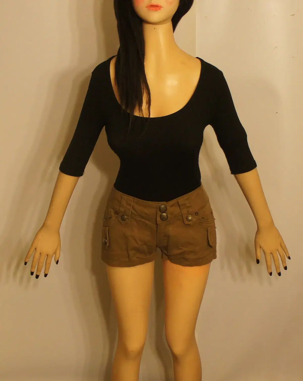 2222 ハーフパンツ カーゴハーフパンツ ミニスカート ミニスカート チェック柄スカート デニム DECORATOM_COM_BR