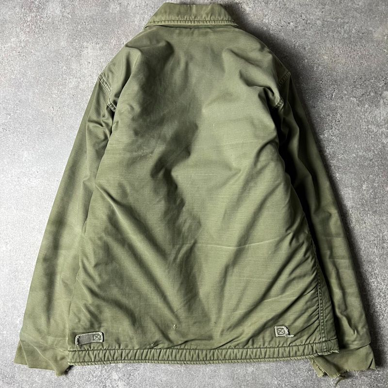 雰囲気系 70s US NAVY 米軍実物 A-2 デッキ ジャケット / 70年代