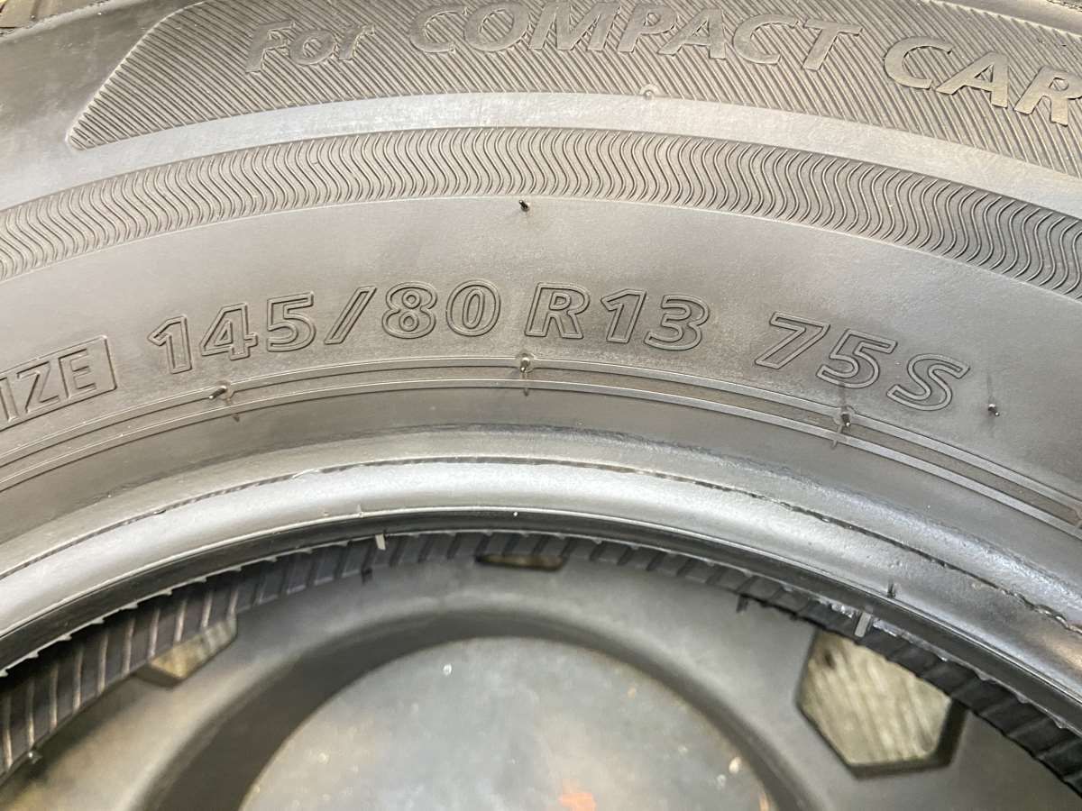 145/80R13 ブリヂストン エコピア NH100c 中古タイヤ サマータイヤ 1本 