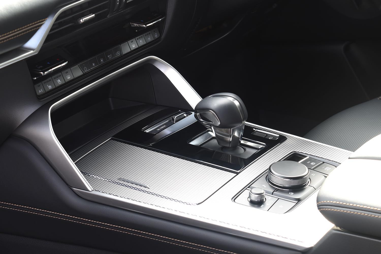 数量 SecondStage マツダ CX-60 2025年9月～ シフトパネル 標準 ピアノブラック Z081BLK