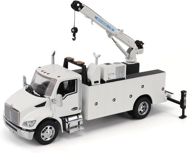 ダイキャストマスター 1 50 Kenworth T380 オートクレーン ホワイト 完成品ダイキャストミニカー 71212 佐川急便