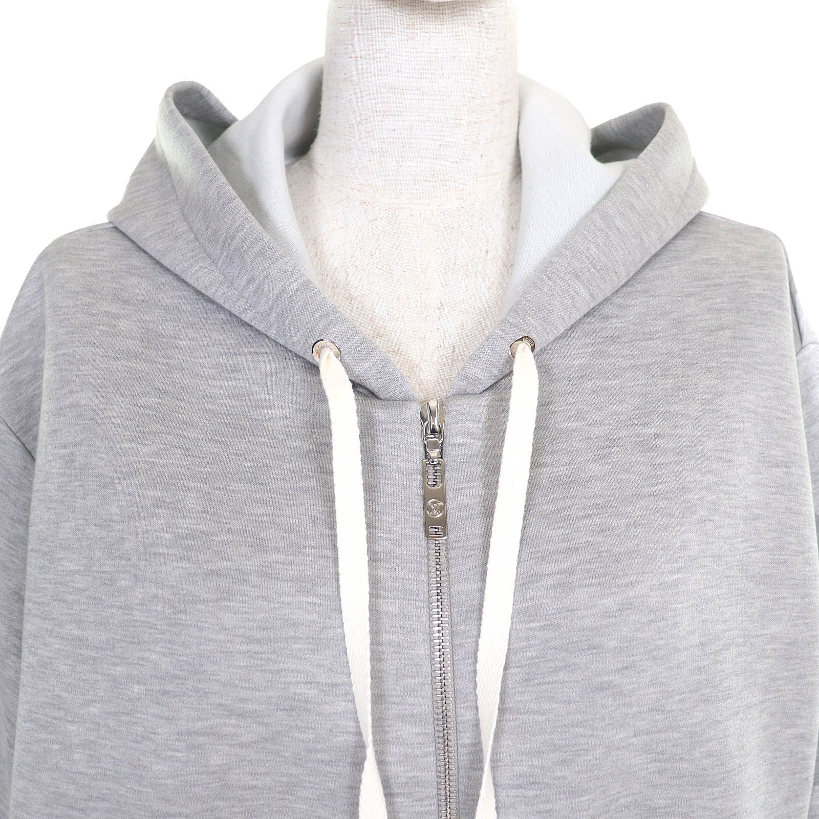 未使用品△LOUIS VUITTON ルイヴィトン コットン LVスタンプ ジップ