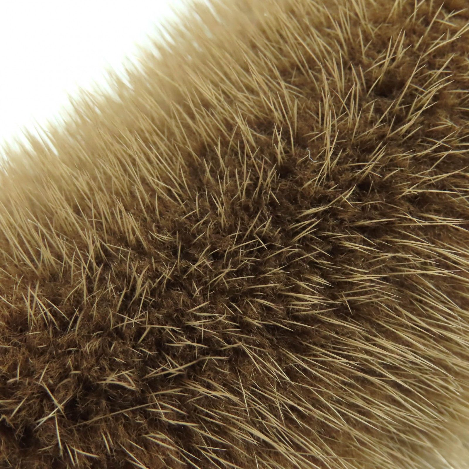 美品 Valextra ヴァレクストラ ミンクファー ハンドルカバー オレンジ