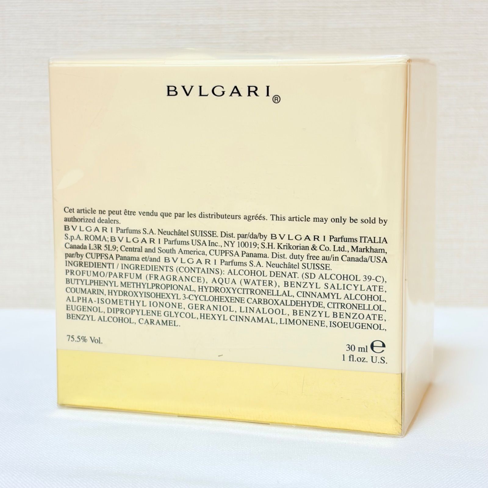 BVLGARI pour femme eau de parfum ブルガリ プールファム オーデパルファム 香水 30ml
