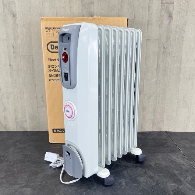 デロンギ オイルヒーター 動作保証 H770812EFSN-GY Delonghi 暖房器具 冬物 き|511043