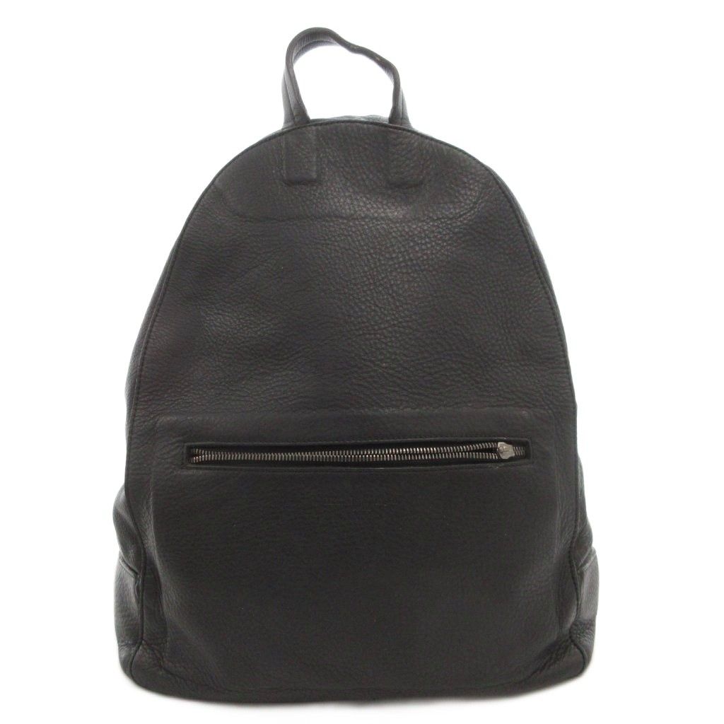 マルタンマルジェラ 11 Martin Margiela 11 リュックサック バックパック デイパック ロゴ レザー 黒 ブラック S35WA0013 SX9252 GV