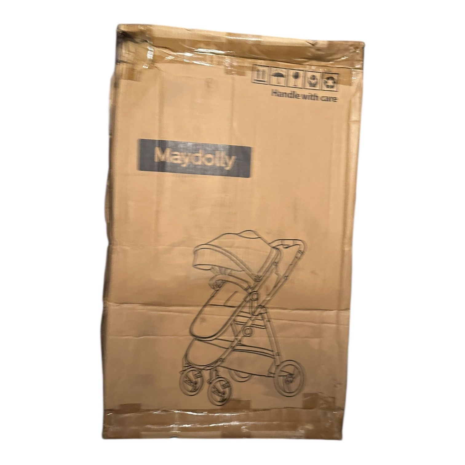 k00078【特価品】Maydolly ベビーカー 軽量タイプ 4輪 折りたたみ式 