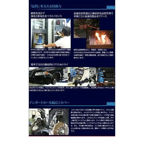 送料無料も! ESPELIR エスペリア スーパーダウンサス トヨタ エスティマ 1台分 EST-302 【送料無料】＋【高品質】!