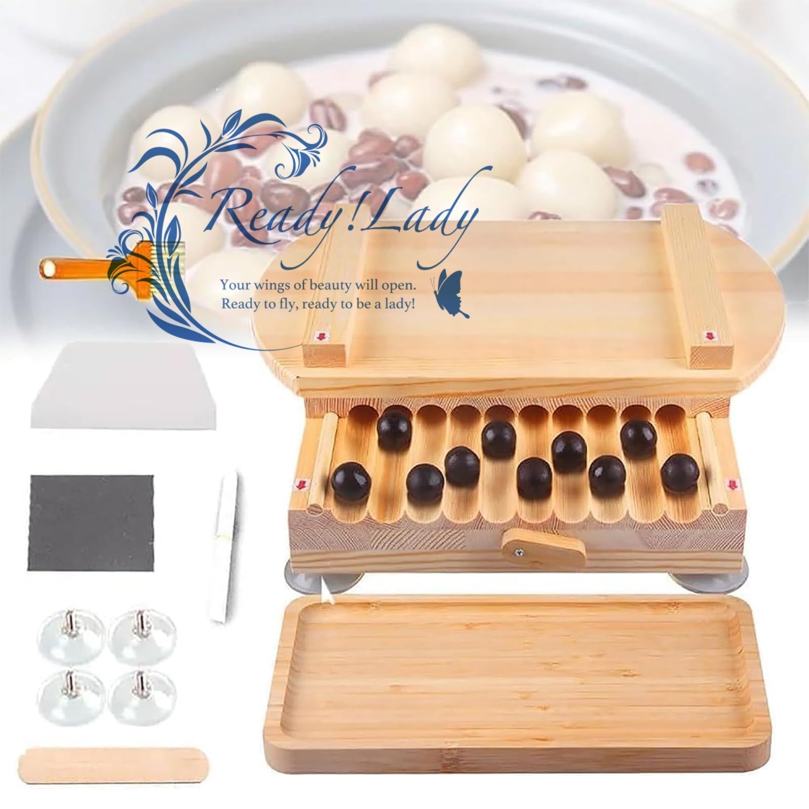 新登場手動タピオカパールメーカー タピオカビーズ成形機 直径15mm-3g|19mm-6g|22mm-9g オプション ダブルハンドルとスライド式バッフルデザイン ミルクティーショップ 家庭用キッチン用 22mm