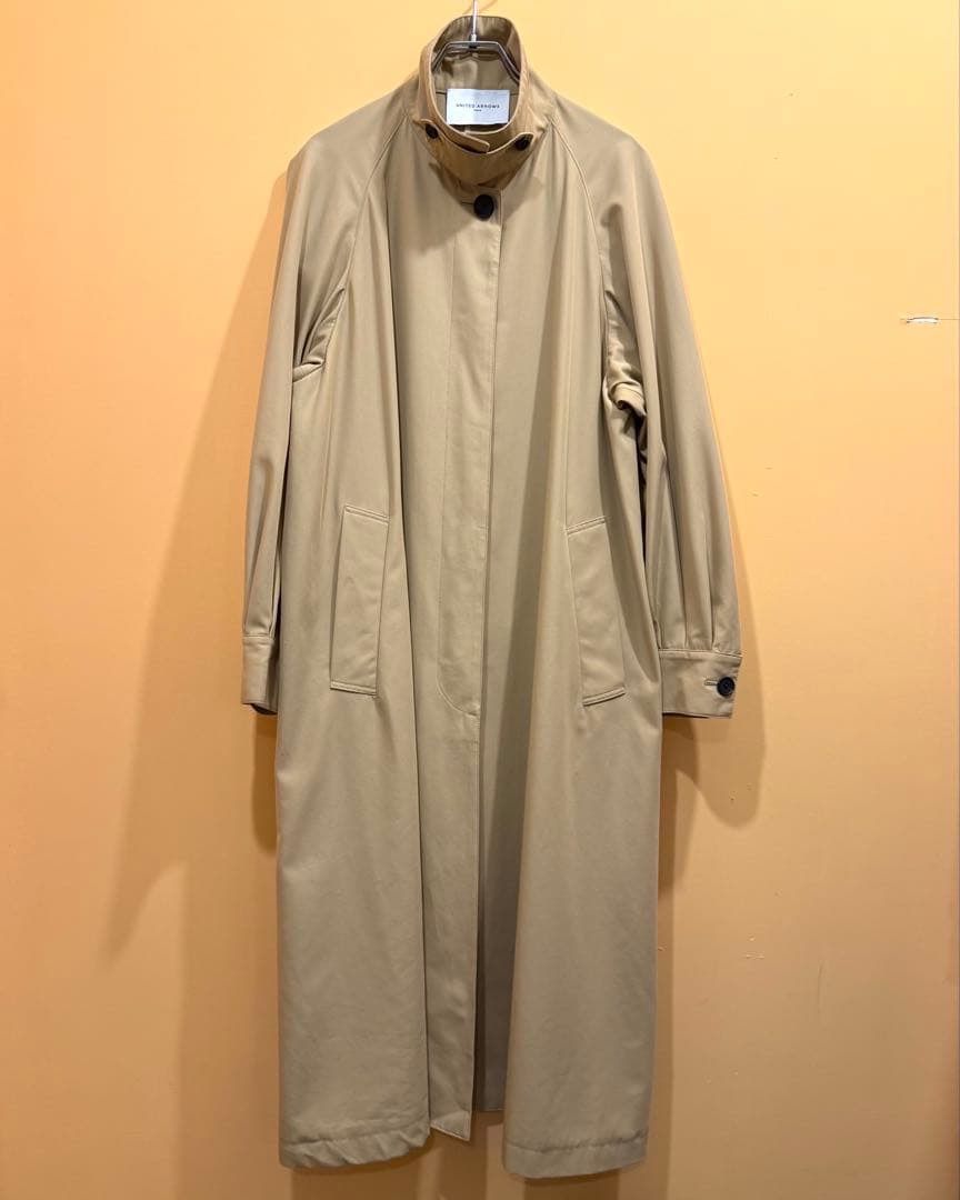 UNITED ARROWS C P 2WAY コート W 36 ベージュ