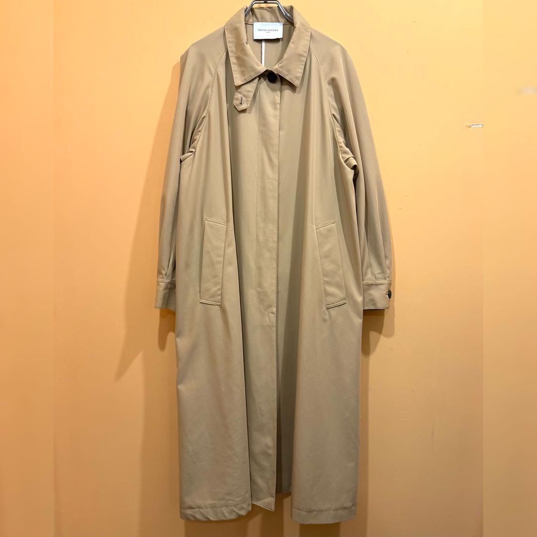 UNITED ARROWS C P 2WAY コート W 36 ベージュ