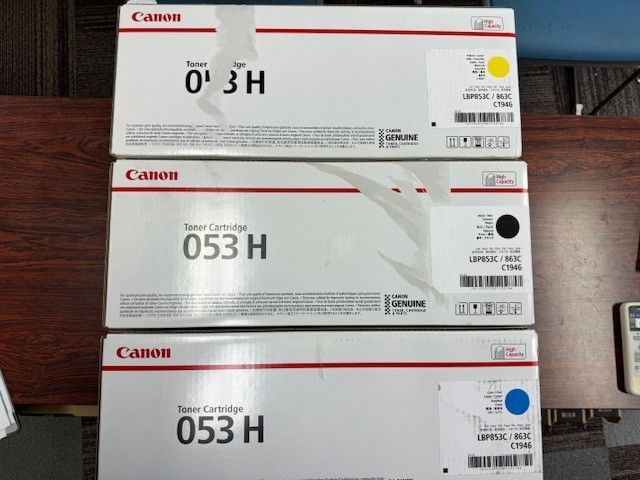 キャノントナー 3本セット 053H ブラック シアン イエロー